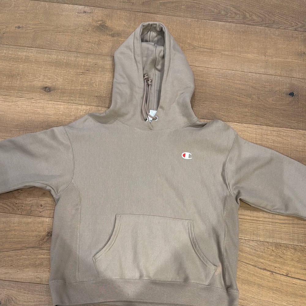 Champion Men's Beige Hoodie